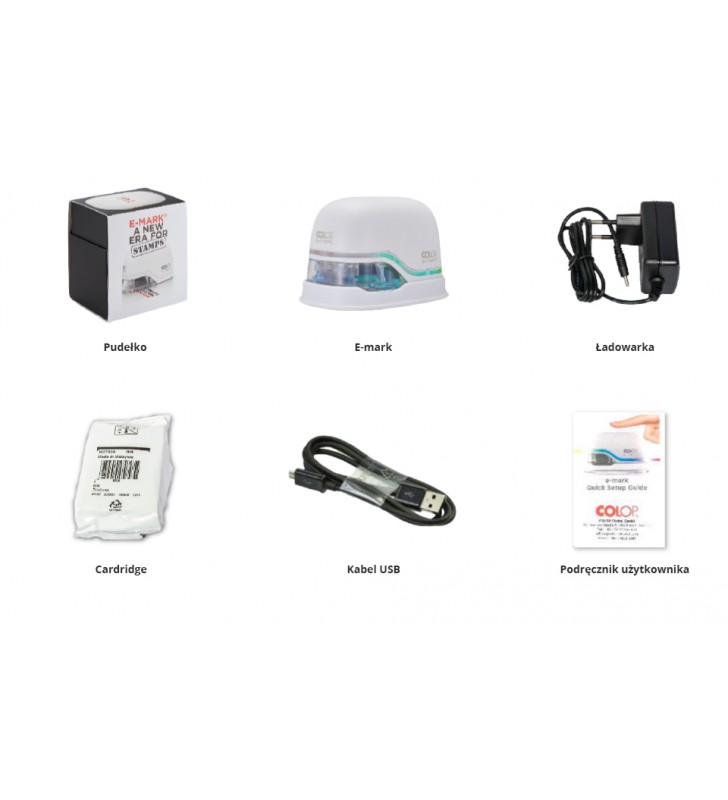 Zawartość opakowania E-MARK
